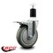 Service Caster 5'' Gray Poly Swivel 1-1/2'' Expanding Stem Caster Total Lock Brake SCC-EXTTL20S514-PPUB-112 - alternate 3